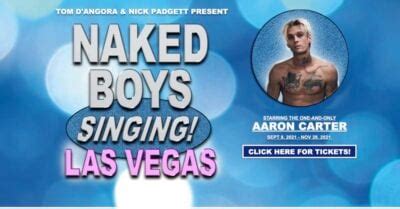 aaron carter naked|Aaron Carter to go fully NUDE for gay musical revue in Las Vegas